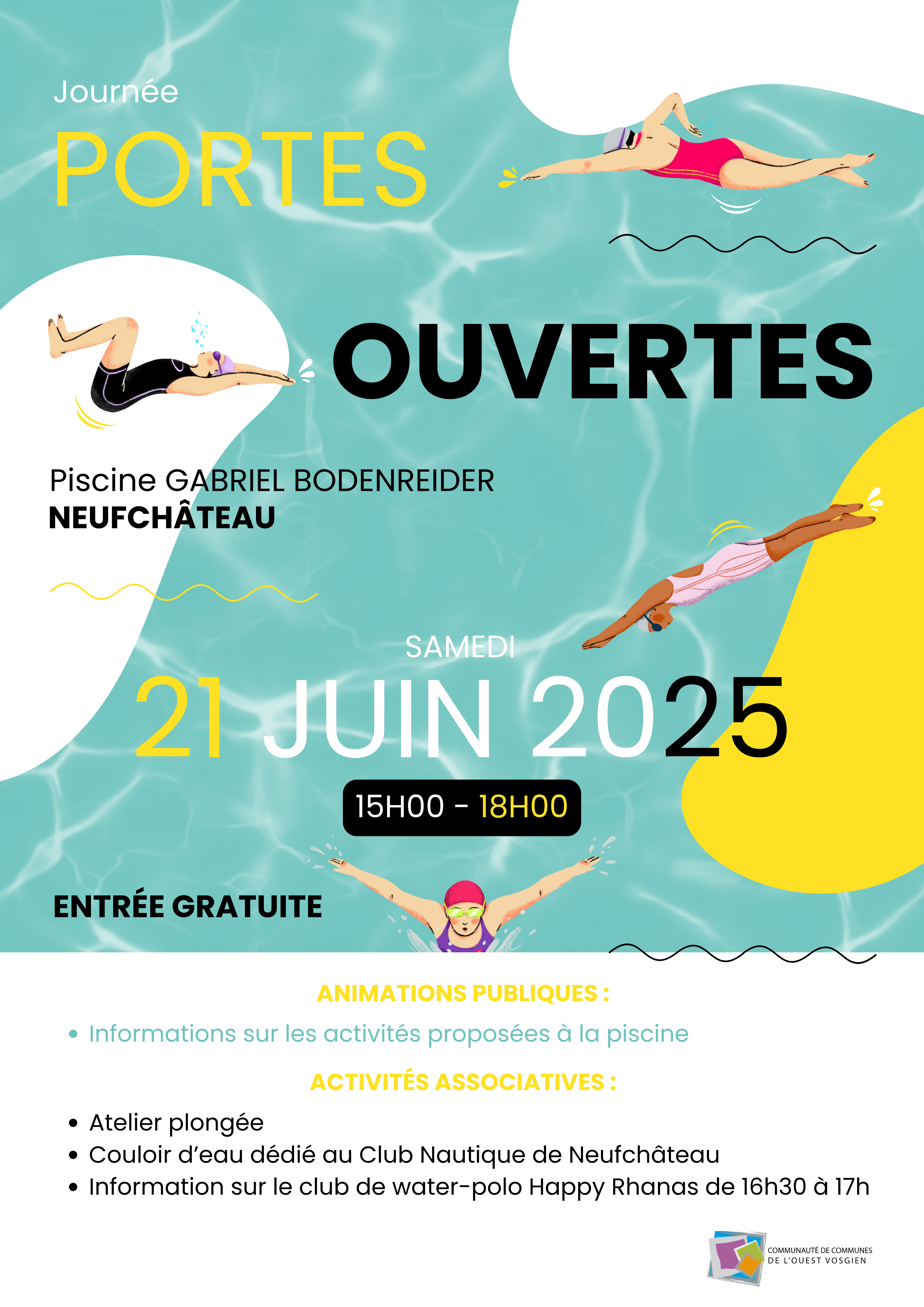 Affiche piscine po